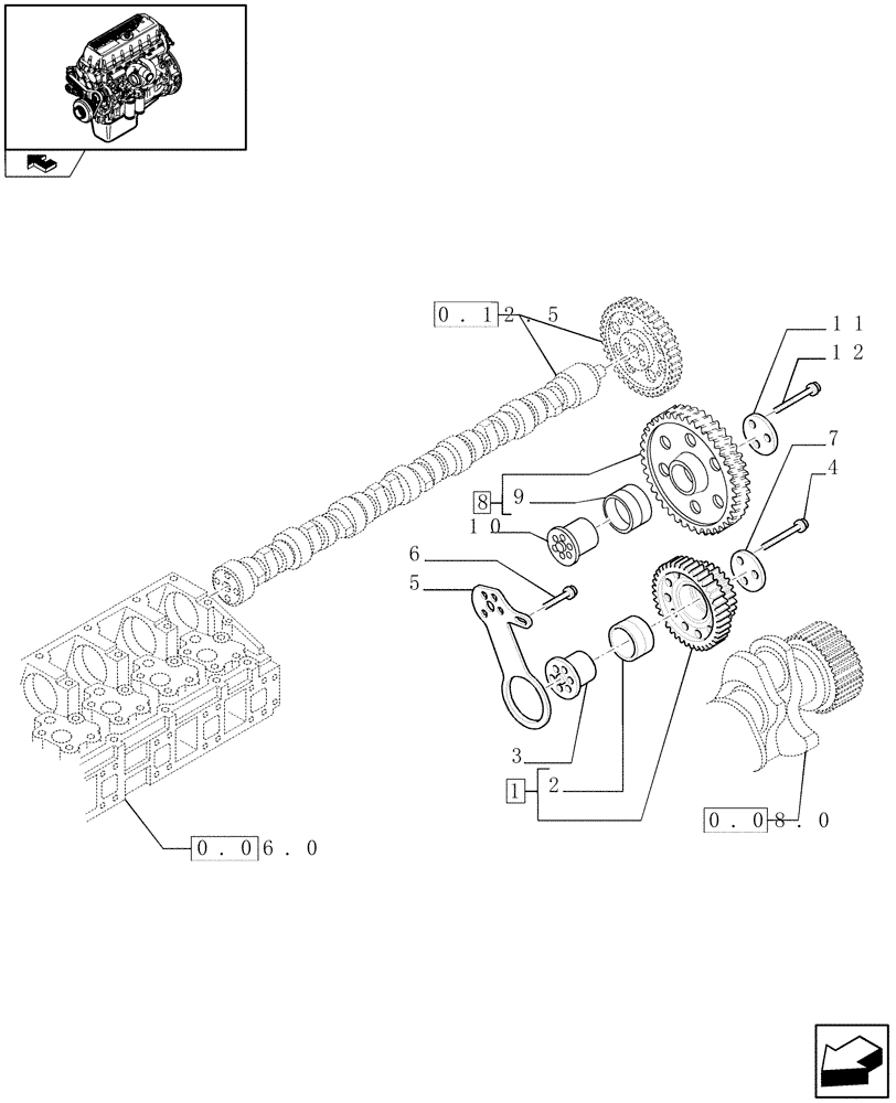 Схема запчастей Case F3BE0684J E902 - (0.10.0) - INTERMEDIATE CONTROLS (504053619) 