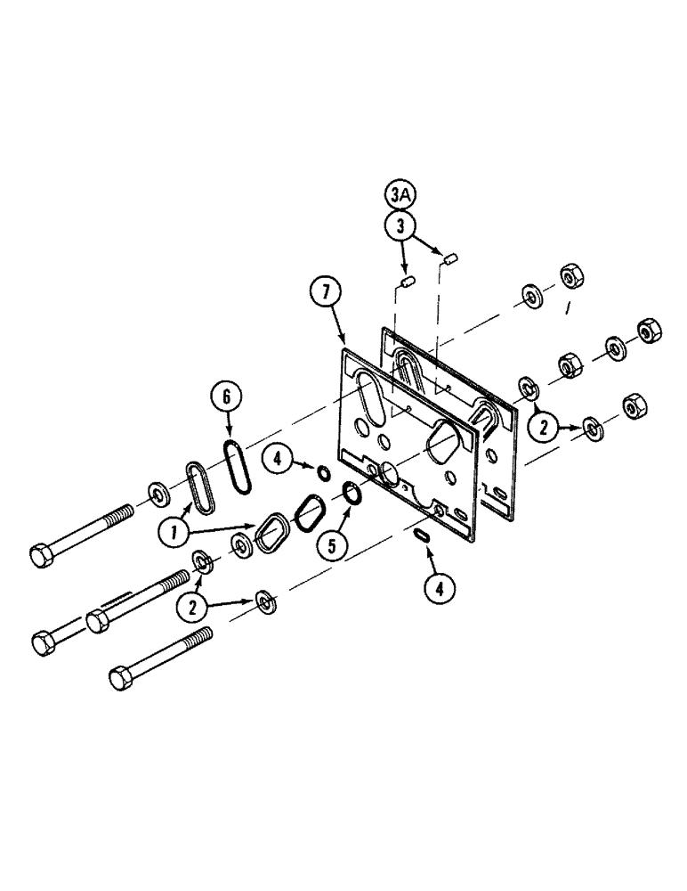 Схема запчастей Case 580SK - (8-248) - VALVE SHIMS AND SEALS (PVG60), PRESTIGE VERSION (08) - HYDRAULICS