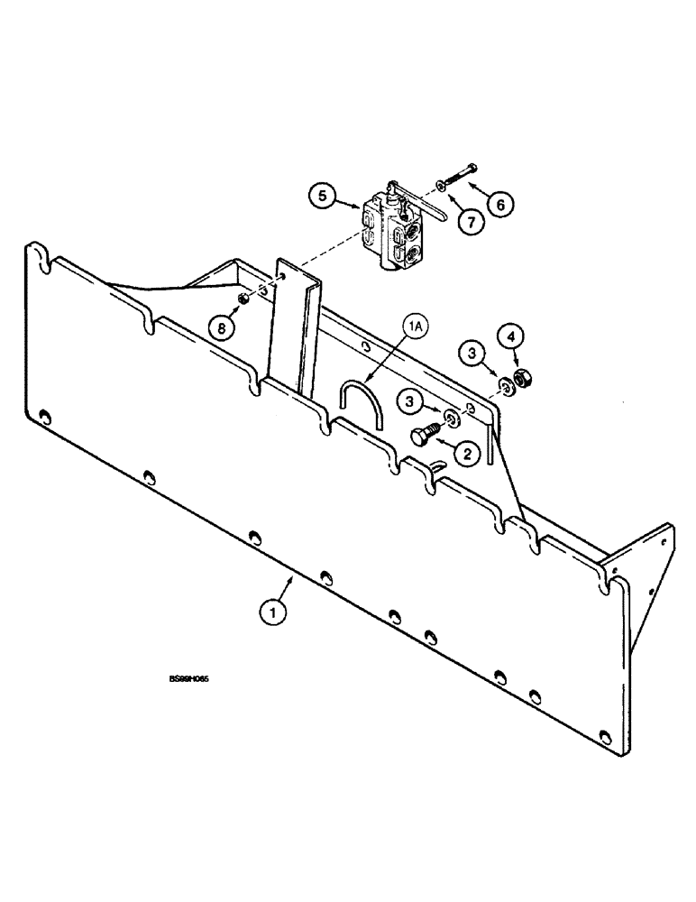 Схема запчастей Case 660 - (9-044) - QUAD FRAME AND MOUNTING (09) - CHASSIS/ATTACHMENTS