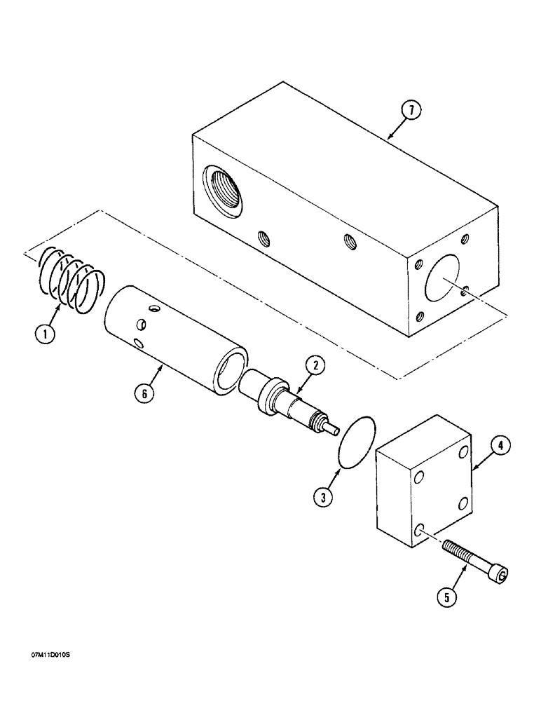 Схема запчастей Case 1088 - (8B-60) - THERMOSTAT-CONTROLLED VALVE (08) - HYDRAULICS