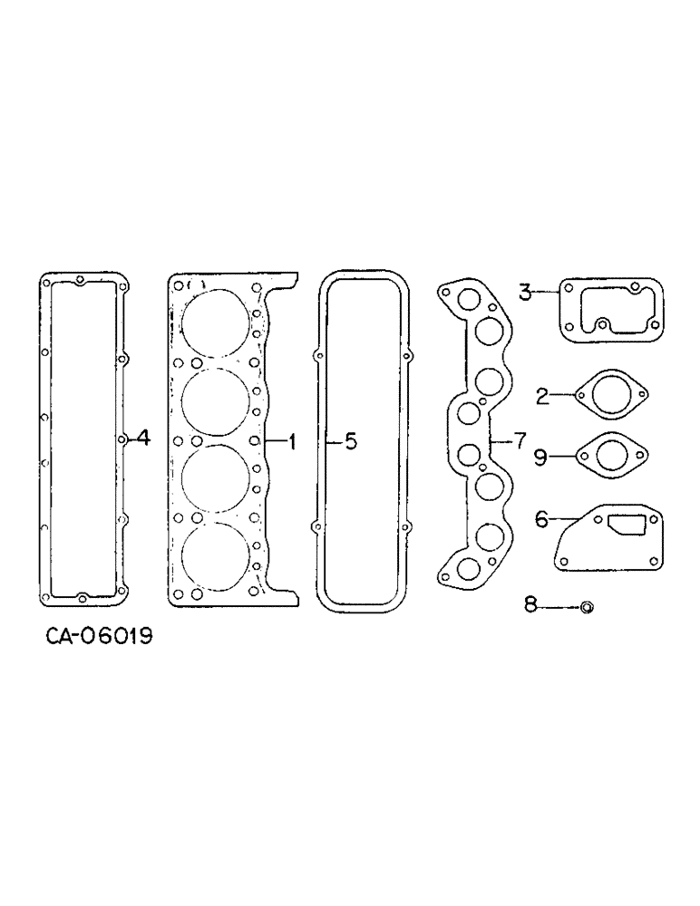 Схема запчастей Case 4140 - (12-13) - GASKET SETS, CHRYSLER ENGINE (04) - Drive Train