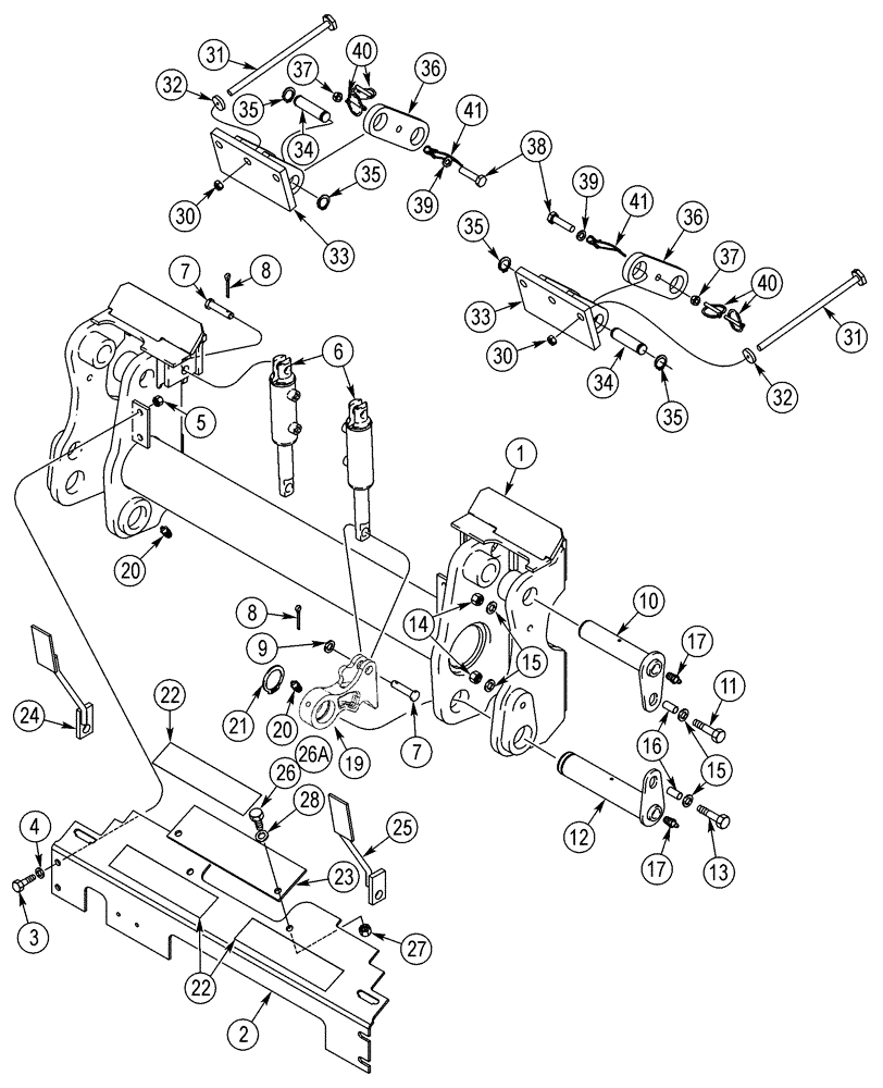 Схема запчастей Case 75XT - (09-05) - COUPLER, HYDRAULIC (09) - CHASSIS