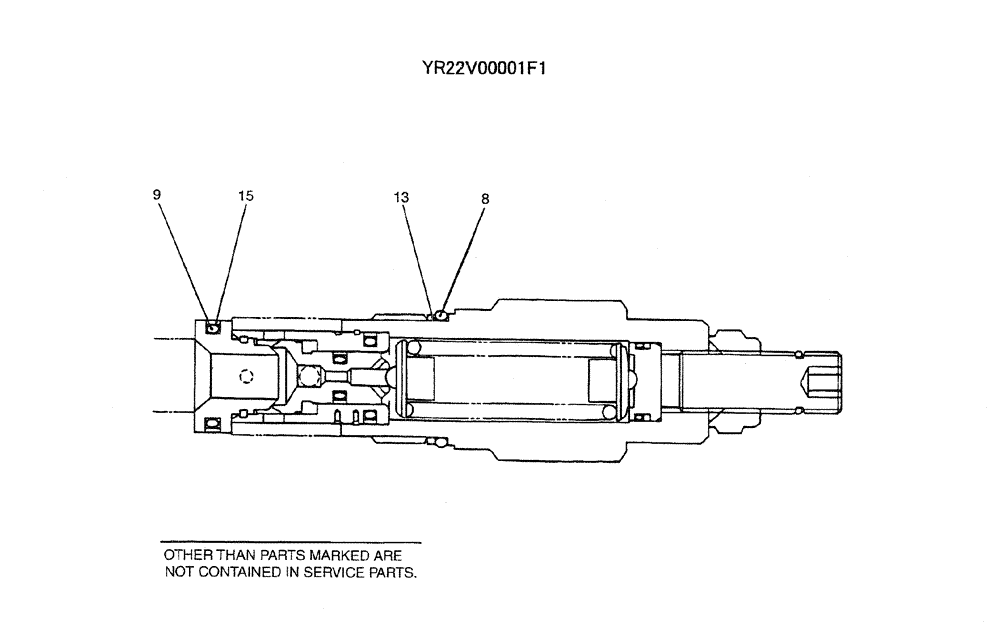 Схема запчастей Case CX31B - (07-043) - VALVE ASSY, RELIEF (35) - HYDRAULIC SYSTEMS