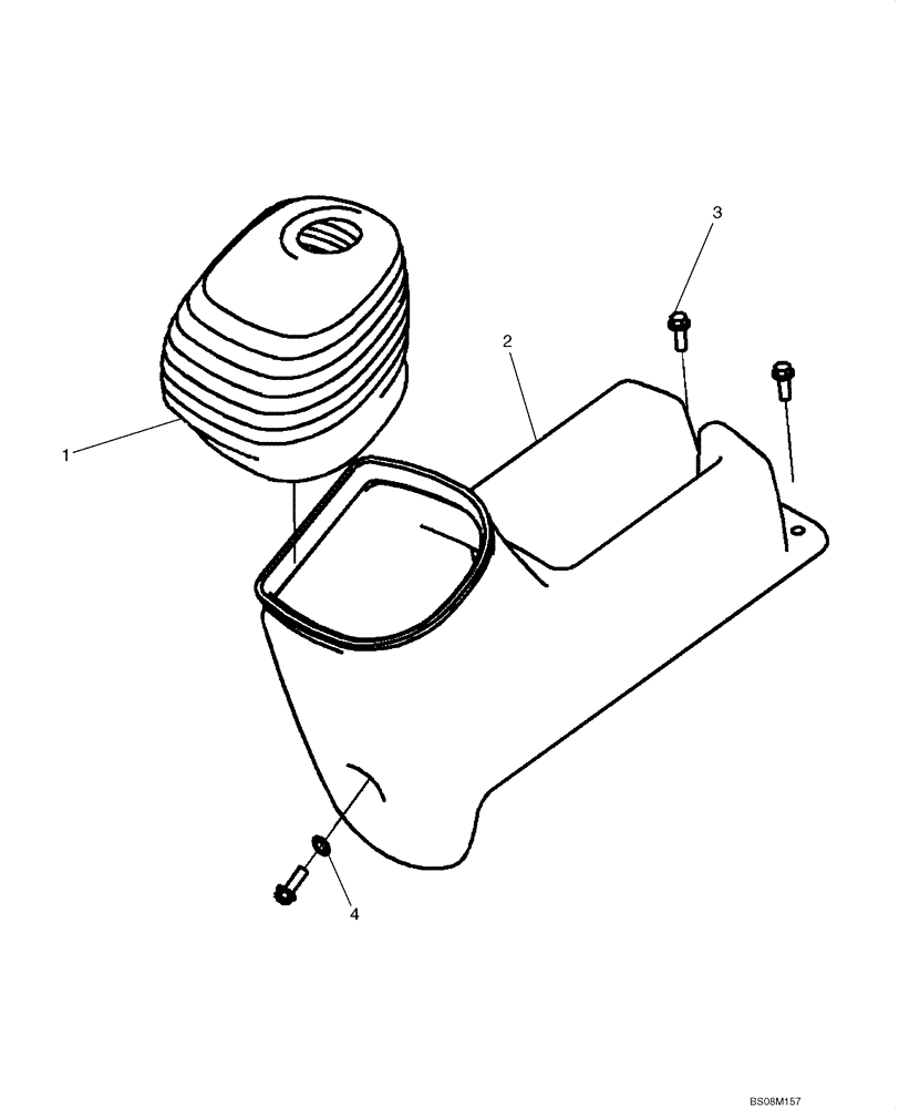 Схема запчастей Case 465 - (09-07) - CONTROL CONSOLE - RH (09) - CHASSIS