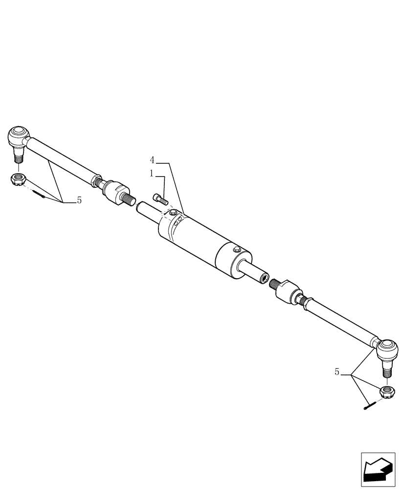 Схема запчастей Case TX945 - (9.00447[06]) - STEERING SYSTEM - LSD FRONT AXLE - OPTIONAL CODE 749081091 (25) - FRONT AXLE SYSTEM