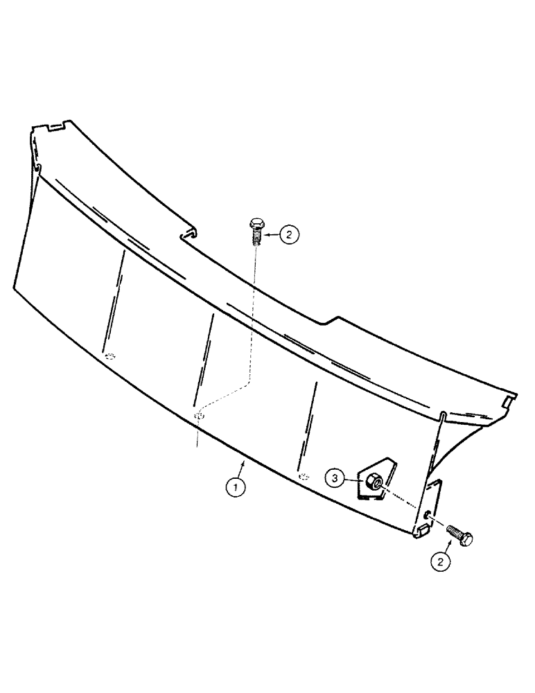 Схема запчастей Case 580SK - (9-114) - REAR CLOSURE PANELS, VERSION WITHOUT ROPS (09) - CHASSIS/ATTACHMENTS