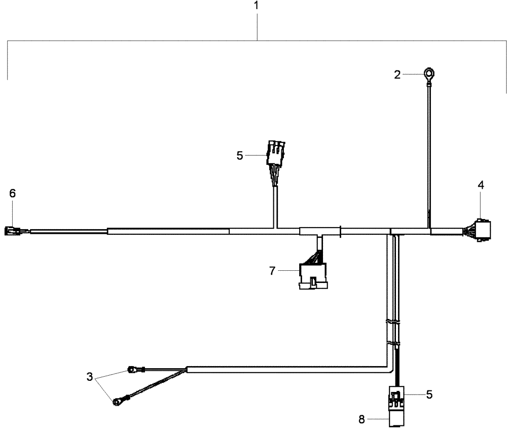 Схема запчастей Case 921E - (04-16A) - HARNESS - STEERING, AUXILIARY (04) - ELECTRICAL SYSTEMS