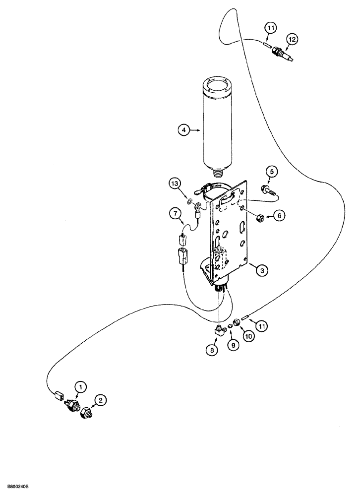 Схема запчастей Case 850G - (4-32) - COLD START SYSTEM (06) - ELECTRICAL SYSTEMS