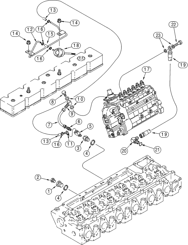 Схема запчастей Case 821C - (03-13) - ANEROID AND WASTEGATE SYSTEM (03) - FUEL SYSTEM