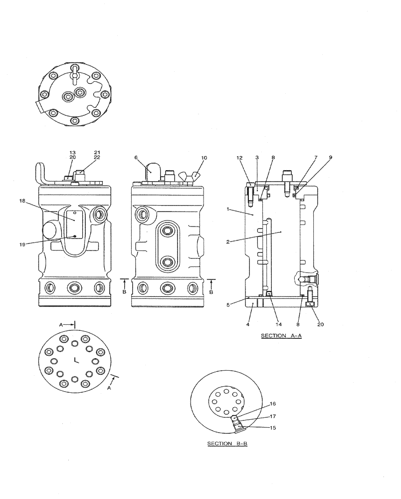 Схема запчастей Case CX31B - (07-047) - VALVE ASSY, SELECTOR (35) - HYDRAULIC SYSTEMS