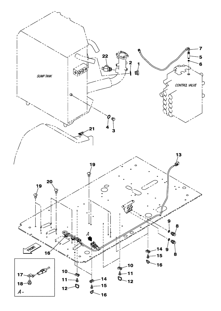 Схема запчастей Case CX210C NLC - (35.310.07) - HYDRAULIC CIRCUIT - PLUG, BLANK-OFF (35) - HYDRAULIC SYSTEMS