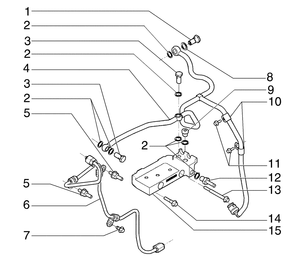 Схема запчастей Case 865 VHP - (03-18[01]) - FUEL PLUMBING (03) - FUEL SYSTEM