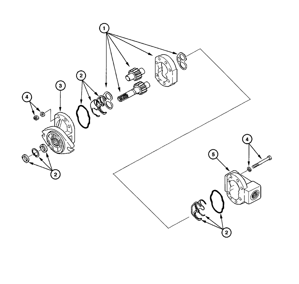 Схема запчастей Case 845 - (08.32[00]) - ENGINE COOLING - FAN HYDRAULIC PUMP (08) - HYDRAULICS