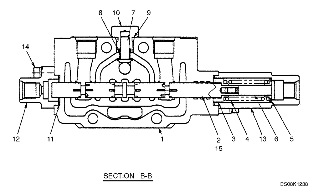 Схема запчастей Case CX27B BTW - (07-004) - VALVE ASSY, CONTROL (SLEWING) (PM30V00040F1, PM30V00040F2) (35) - HYDRAULIC SYSTEMS