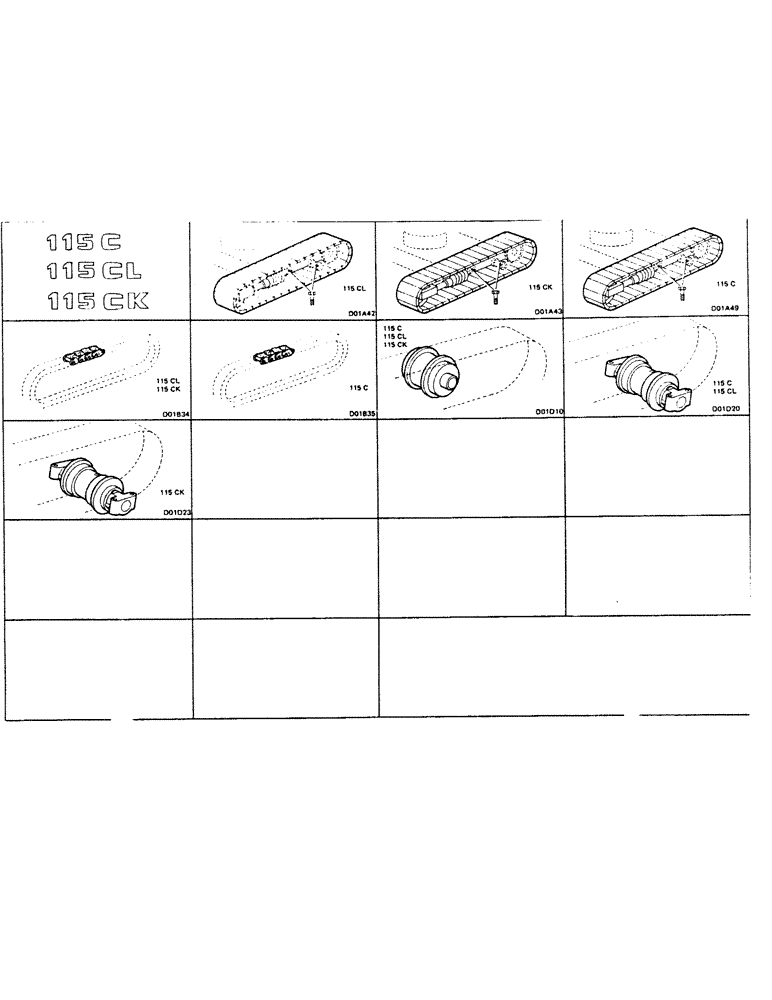 Схема запчастей Case 115CL - (0-11) - 115C, 115CL, 115CK 