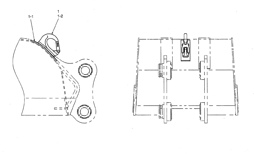 Схема запчастей Case CX27B PV13 - (05-012) - HOOK INSTAL OPTIONAL PARTS