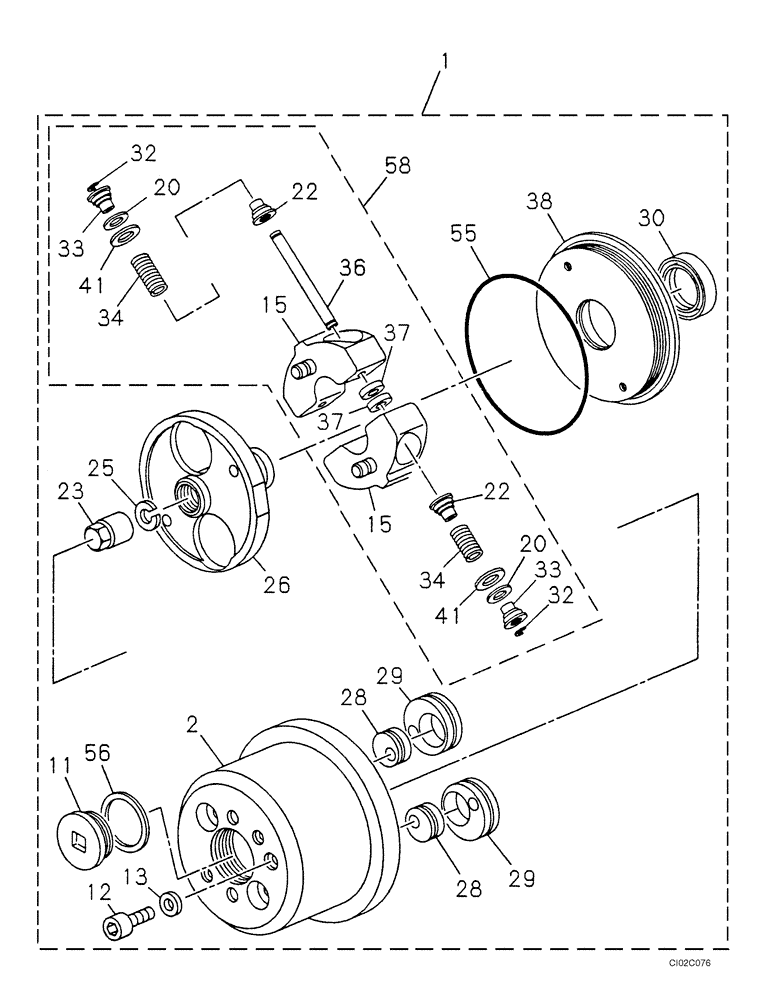 Схема запчастей Case CX460 - (03-11) - FUEL INJECTION PUMP - REGULATOR (03) - FUEL SYSTEM