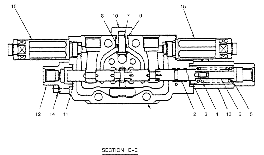 Схема запчастей Case CX36B - (07-005) - VALVE ASSY, CONTROL (ARM) (35) - HYDRAULIC SYSTEMS