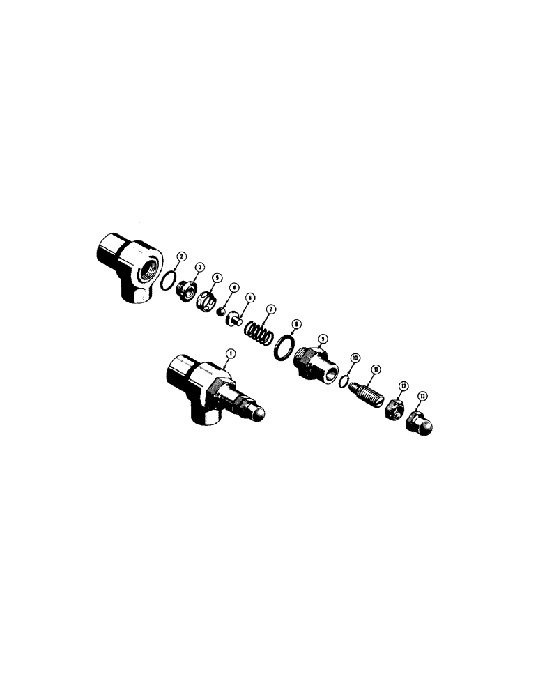 Схема запчастей Case 320 - (118) - 33959 SPECIAL RELIEF VALVE (07) - HYDRAULIC SYSTEM