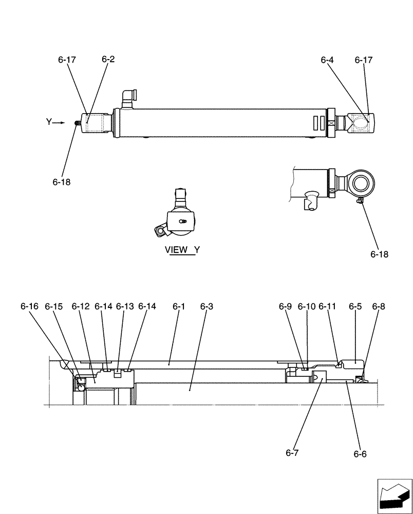 Схема запчастей Case CX31B - (03-007[02]) - CYLINDER INSTAL (35) - HYDRAULIC SYSTEMS