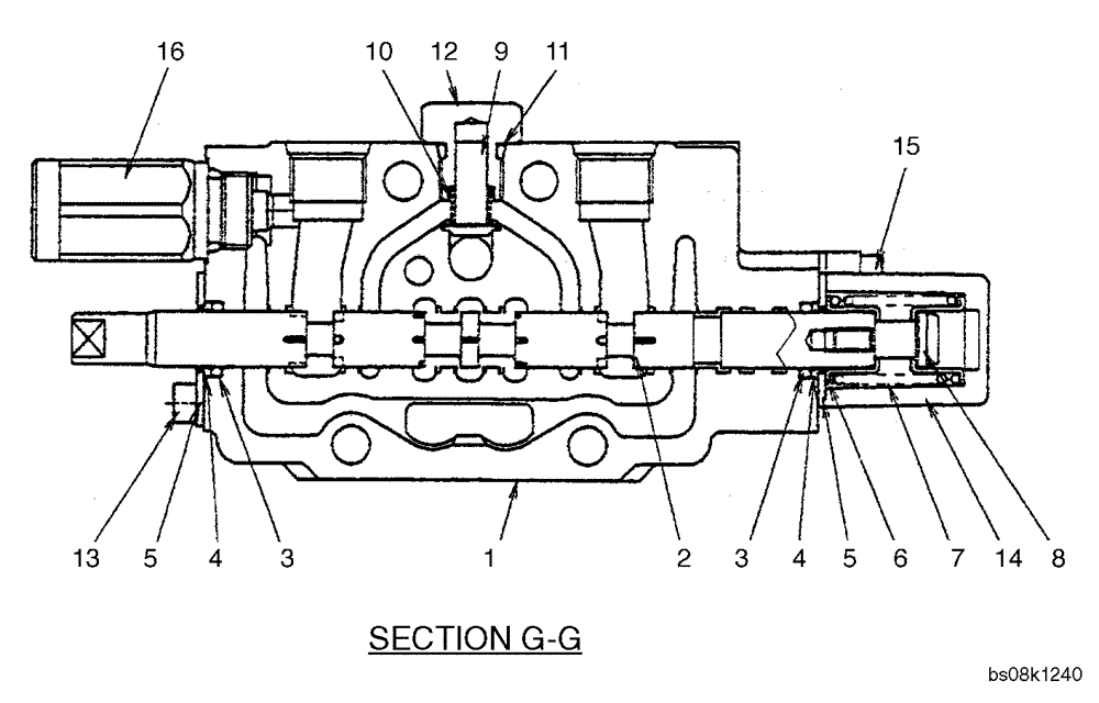 Схема запчастей Case CX27B BTW - (07-005) - VALVE ASSY, CONTROL (BOOM SWING) (PM30V00043F1) (35) - HYDRAULIC SYSTEMS