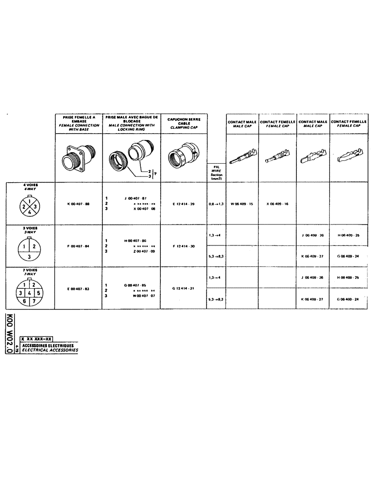 Схема запчастей Case 160CL - (241) - ELECTRICAL ACCESSORIES (06) - ELECTRICAL SYSTEMS