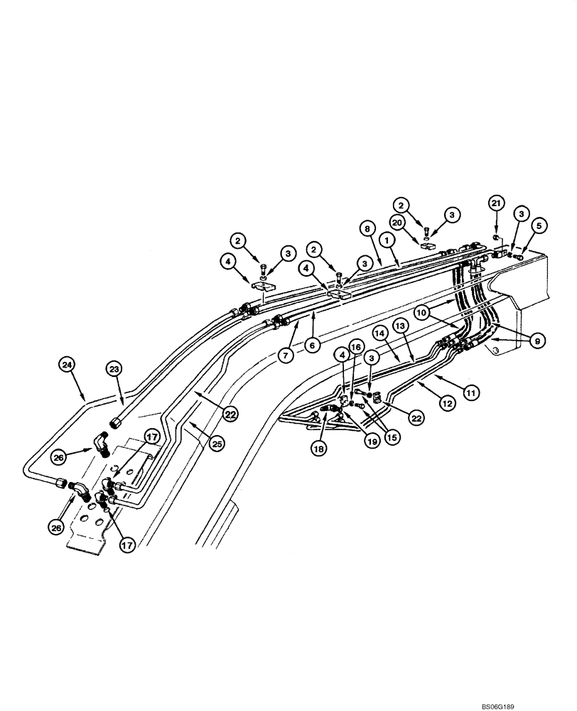 Схема запчастей Case 865 - (08.08[00]) - BLADE HYDRAULIC CIRCUIT - SIDE SHIFT AND TILT (08) - HYDRAULICS