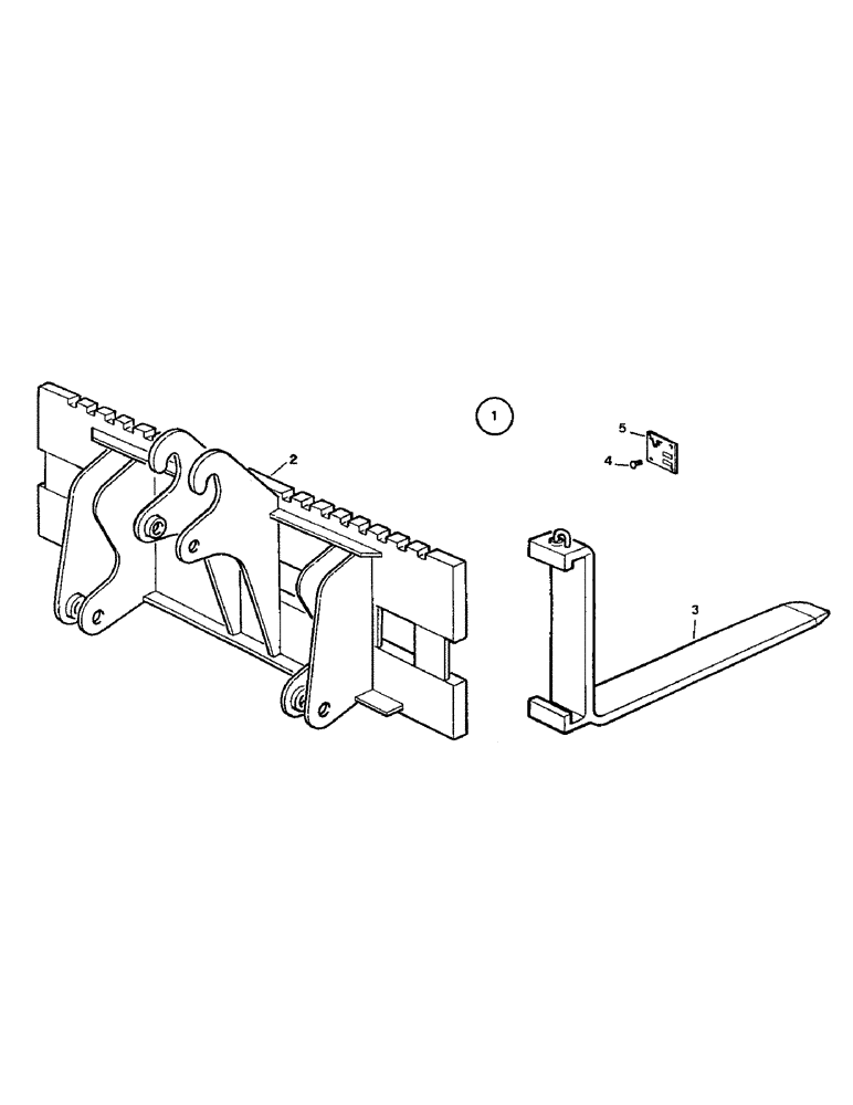 Схема запчастей Case 221B - (9-35E) - FORK, 221B (DAH2216854-) (09) - CHASSIS/ATTACHMENTS