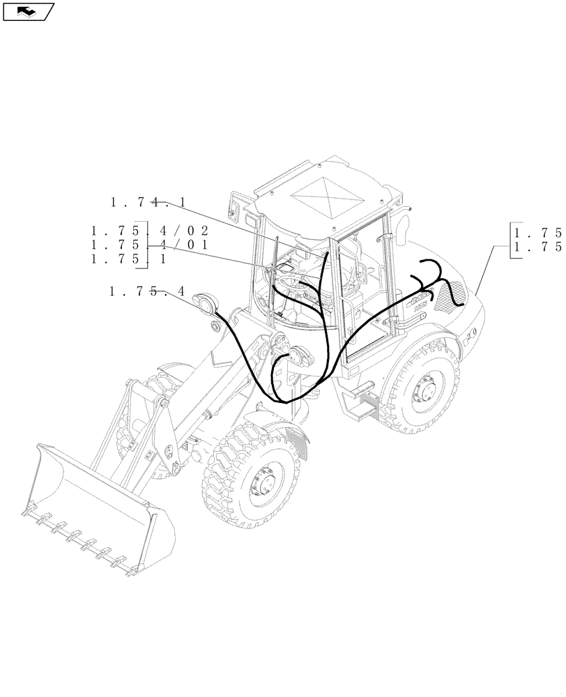 Схема запчастей Case 221E - (SEC. 06) - ELECTRICAL SYSTEM (00) - GENERAL