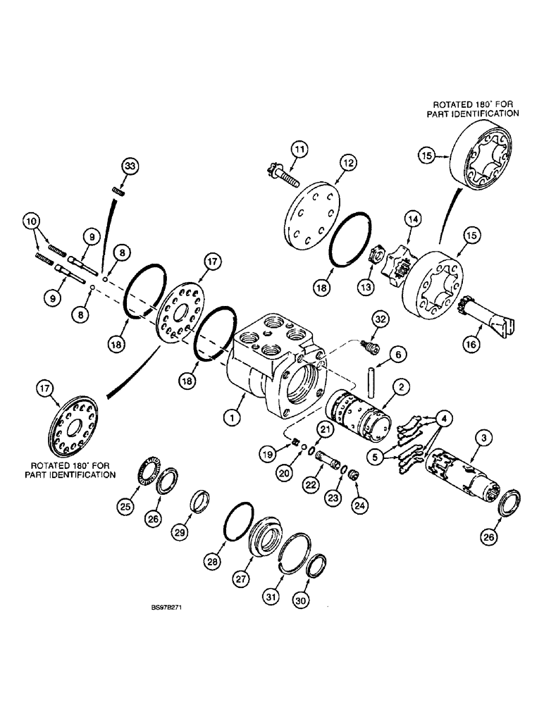 Схема запчастей Case 570LXT - (5-10) - STEERING CONTROL VALVE (05) - STEERING