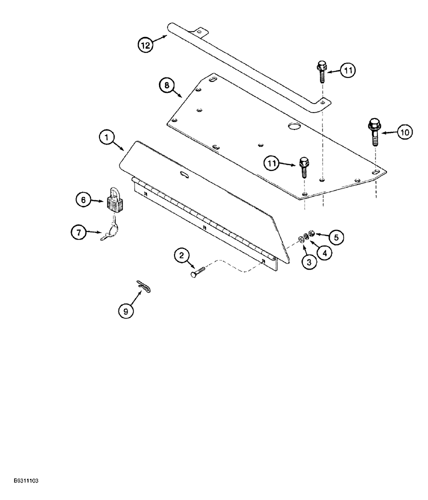 Схема запчастей Case 650G - (9-30) - INSTRUMENT PANEL COVERS (09) - CHASSIS/ATTACHMENTS