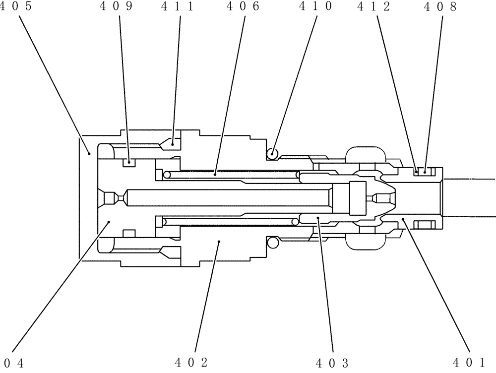 Схема запчастей Case CX50B - (HC315) - VALVE ASSEMBLY, RELIEF (35) - HYDRAULIC SYSTEMS