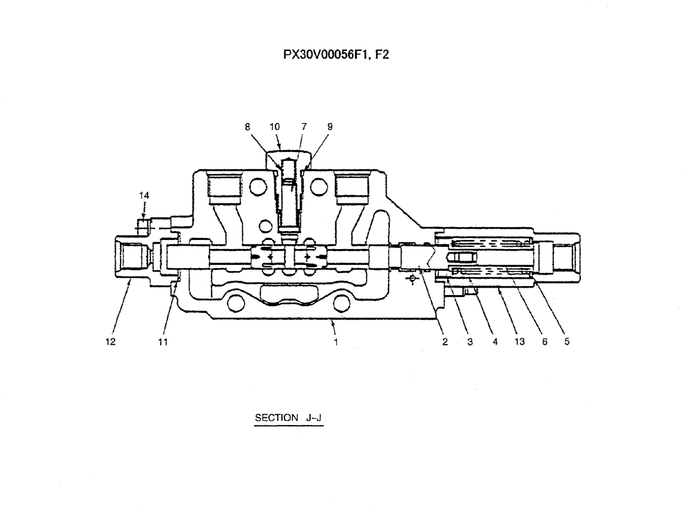 Схема запчастей Case CX36B - (07-011) - VALVE ASSY, CONTROL (TRAVEL LEFT) ELECTRICAL AND HYDRAULIC COMPONENTS