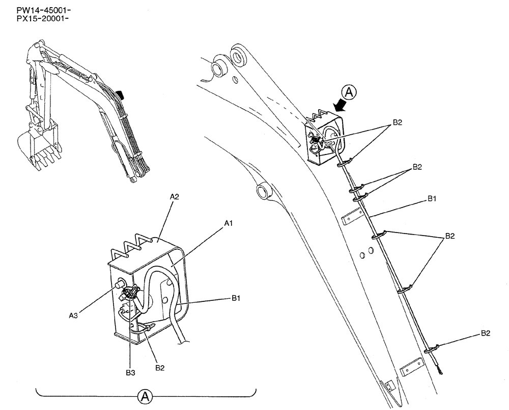 Схема запчастей Case CX31B - (03-006) - LIGHT INSTAL (BOOM) (55) - ELECTRICAL SYSTEMS