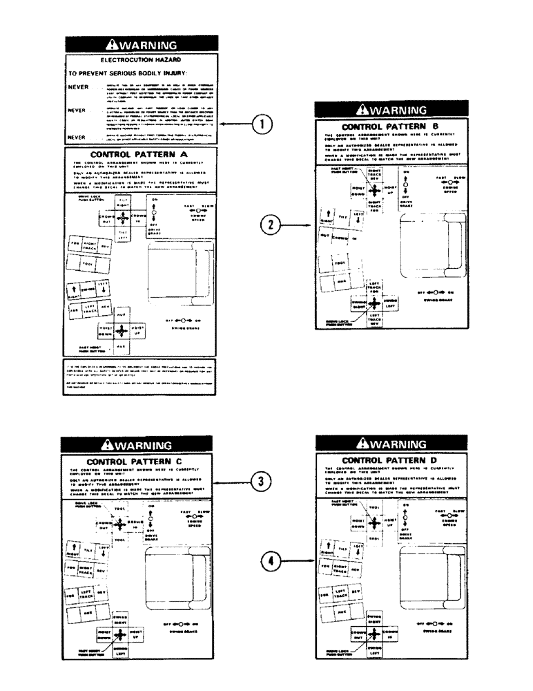 Схема запчастей Case 40 - (298) - DECALS (90) - PLATFORM, CAB, BODYWORK AND DECALS