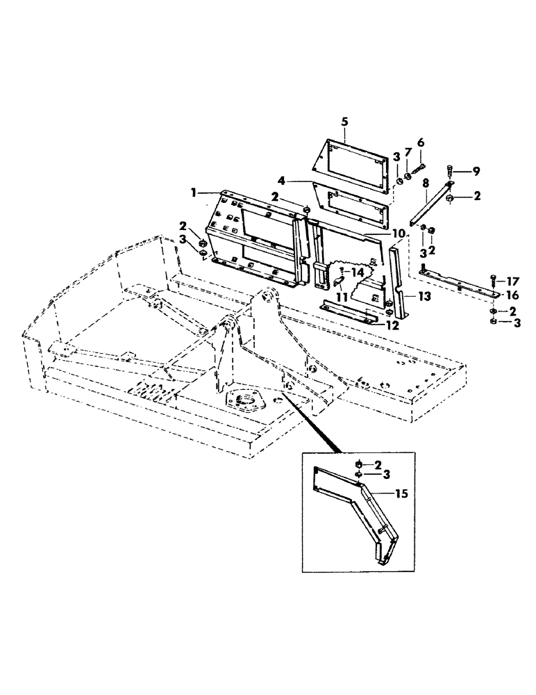 Схема запчастей Case 35EC - (049) - TURNTABLE SHROUDING AND ATTACHING PARTS, (LEFT SIDE) (05) - UPPERSTRUCTURE CHASSIS