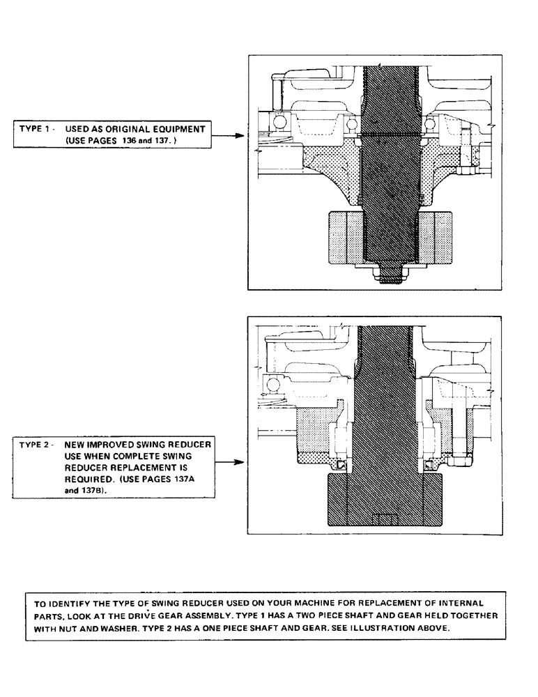 Схема запчастей Case 880 - (183) - REDUCER - SWING (07) - HYDRAULIC SYSTEM