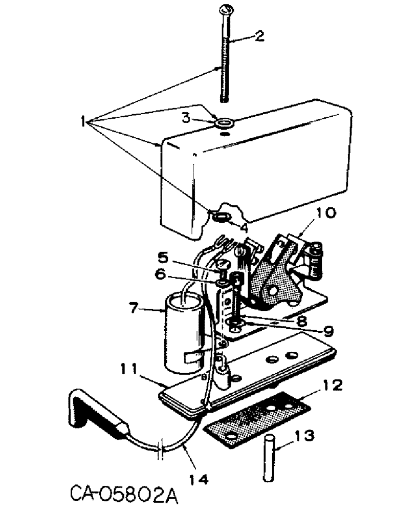 Схема запчастей Case 4130 - (08-2) - ELECTRICAL, BREAKER BOX (06) - ELECTRICAL