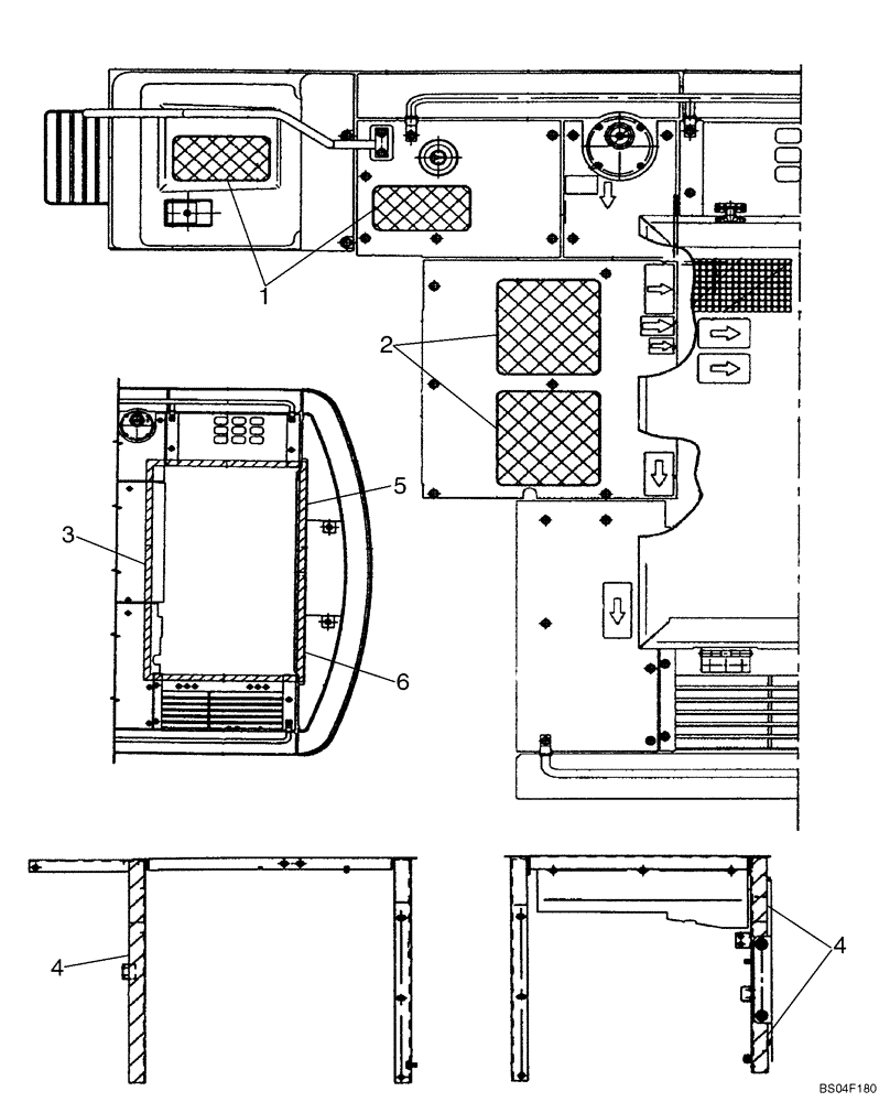 Схема запчастей Case CX160 - (09-47) - DECALS (09) - CHASSIS/ATTACHMENTS