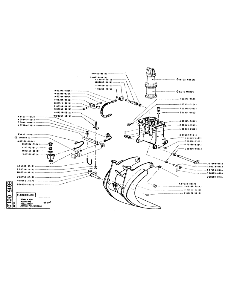 Схема запчастей Case GC120 - (259) - WOOD 