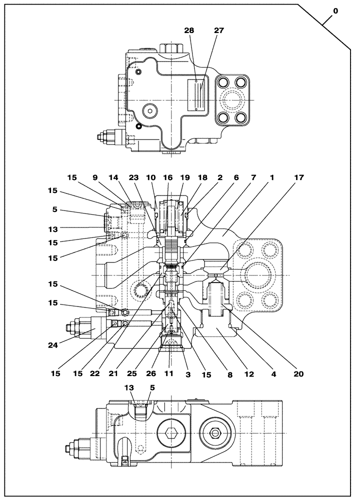 Схема запчастей Case CX210C LC - (35.350.07) - SAFETY VALVE - BOOM CYLINDER (35) - HYDRAULIC SYSTEMS