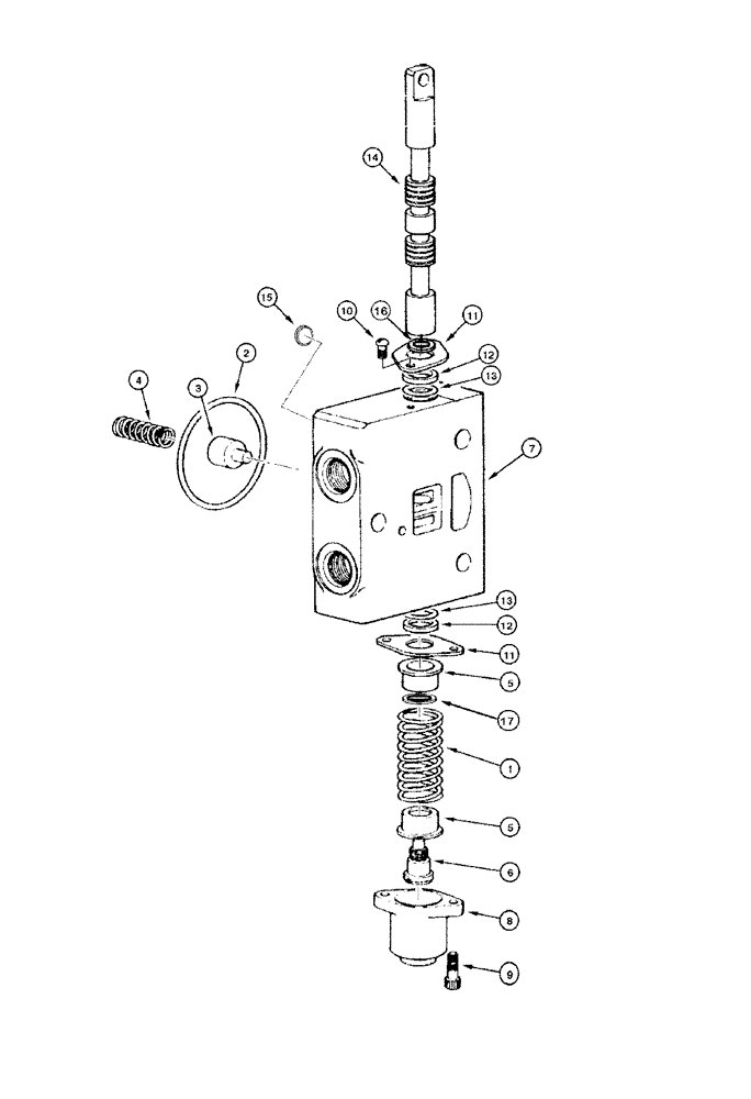 Схема запчастей Case 865 DHP - (8-096) - DISTRIBUTOR - CIRCLE SIDE SHIFT (08) - HYDRAULICS