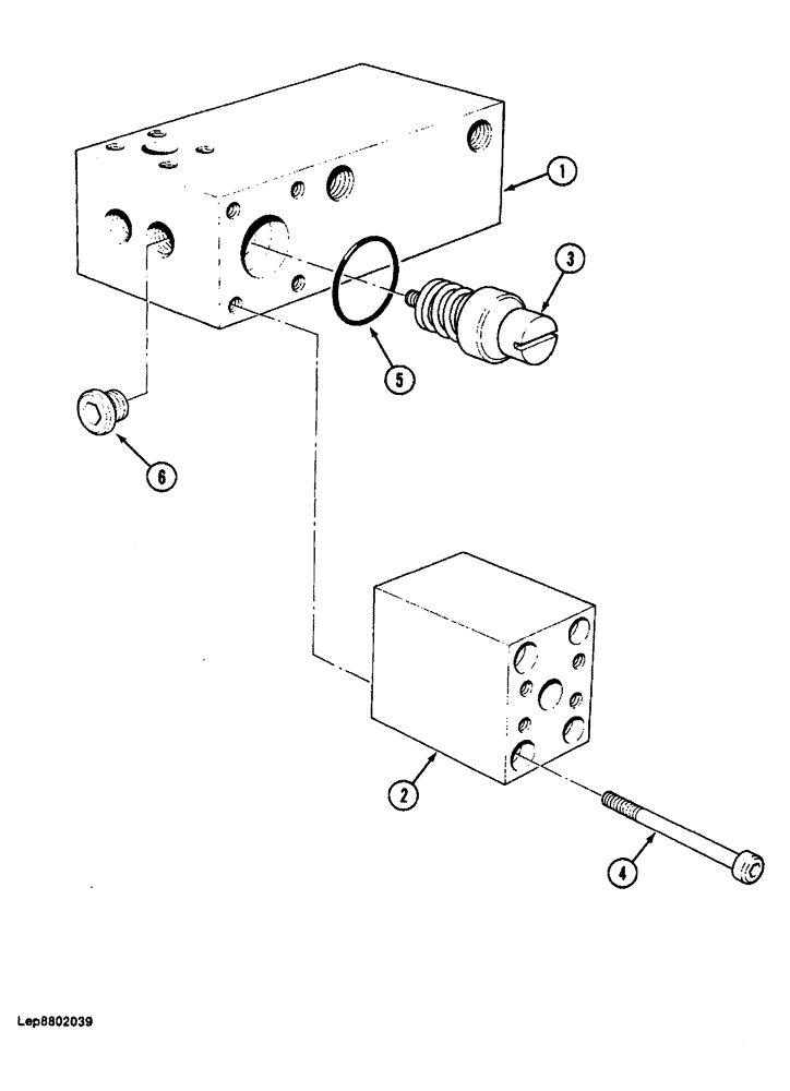 Схема запчастей Case 688 - (8-160) - BLOCK ASSEMBLY, BOOM HOSES, P.I.N. FROM 74230, 74232, TO 74235, 74237 TO 74485, 11501 & AFTER (08) - HYDRAULICS