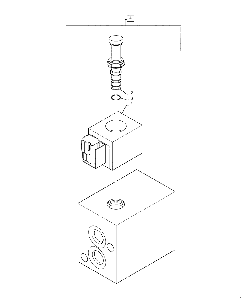 Схема запчастей Case SV280 - (35.353.AC[01]) - BRAKE VALVE, 1-SPEED (35) - HYDRAULIC SYSTEMS