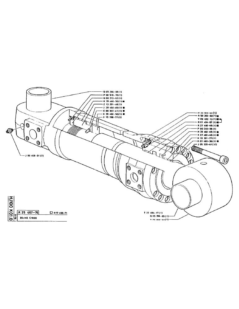 Схема запчастей Case 90CL - (096) - NO DESCRIPTION PROVIDED (07) - HYDRAULIC SYSTEM