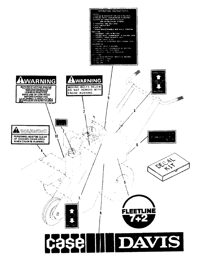 Схема запчастей Case S101 - (16) - DECALS 