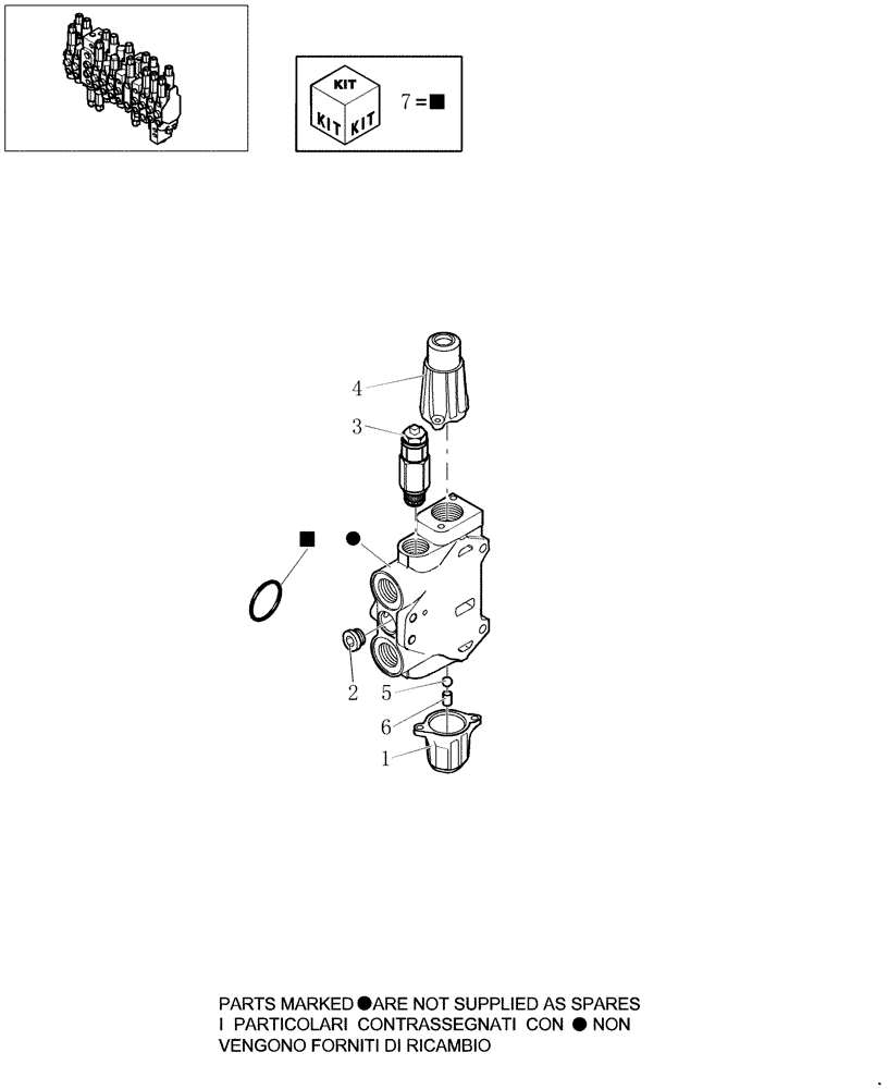 Схема запчастей Case CX31B - (1.050A[10]) - HYDRAULIC CONTROL VALVE - COMPONENTS (BOOM) (35) - HYDRAULIC SYSTEMS