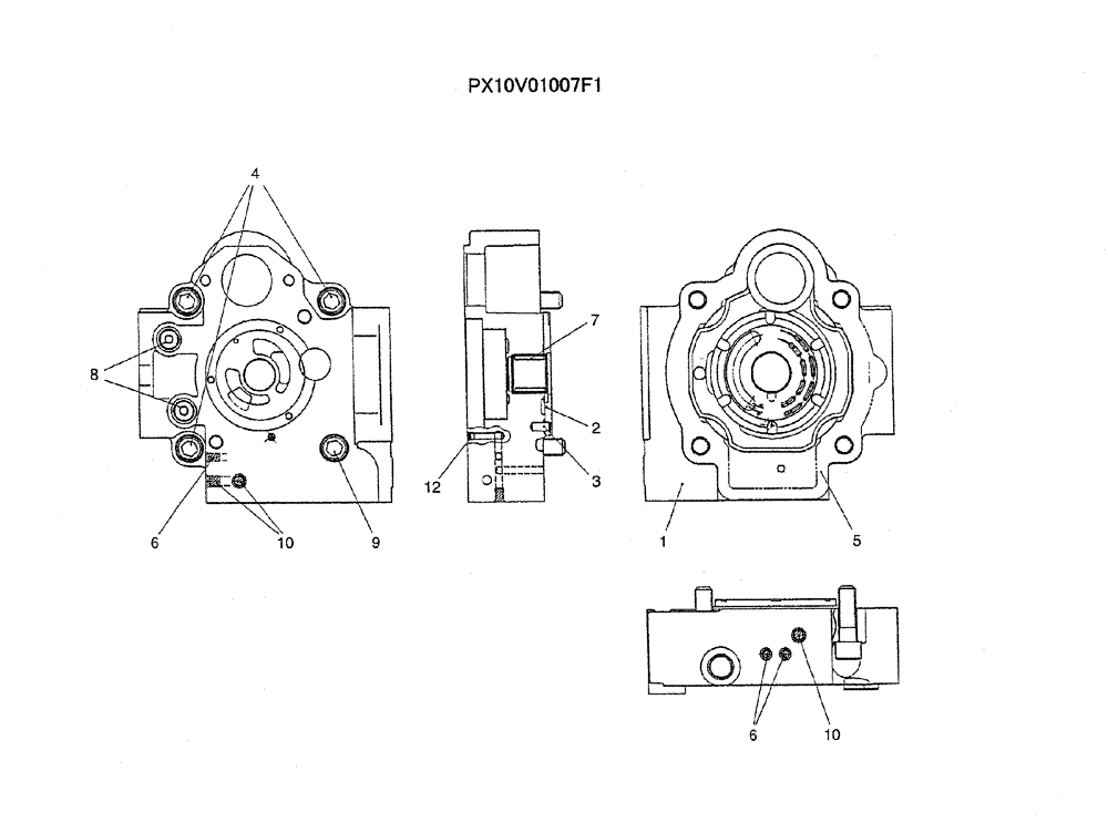 Схема запчастей Case CX36B - (07-028) - COVER ASSY ELECTRICAL AND HYDRAULIC COMPONENTS