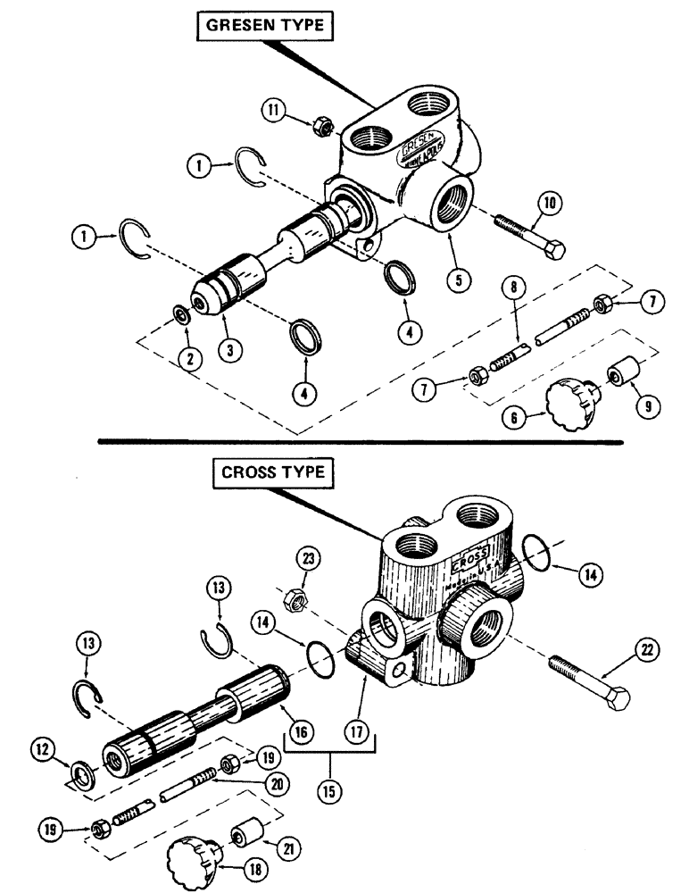 Схема запчастей Case 880B - (148) - TRACK BRAKE VALVE (04) - UNDERCARRIAGE