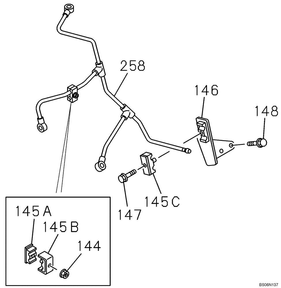 Схема запчастей Case CX290B - (03-07) - FUEL SYSTEM (03) - FUEL SYSTEM